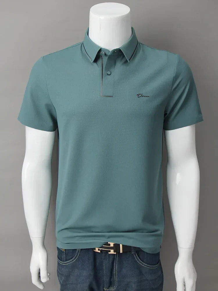 Dima Silk Polo Shirt