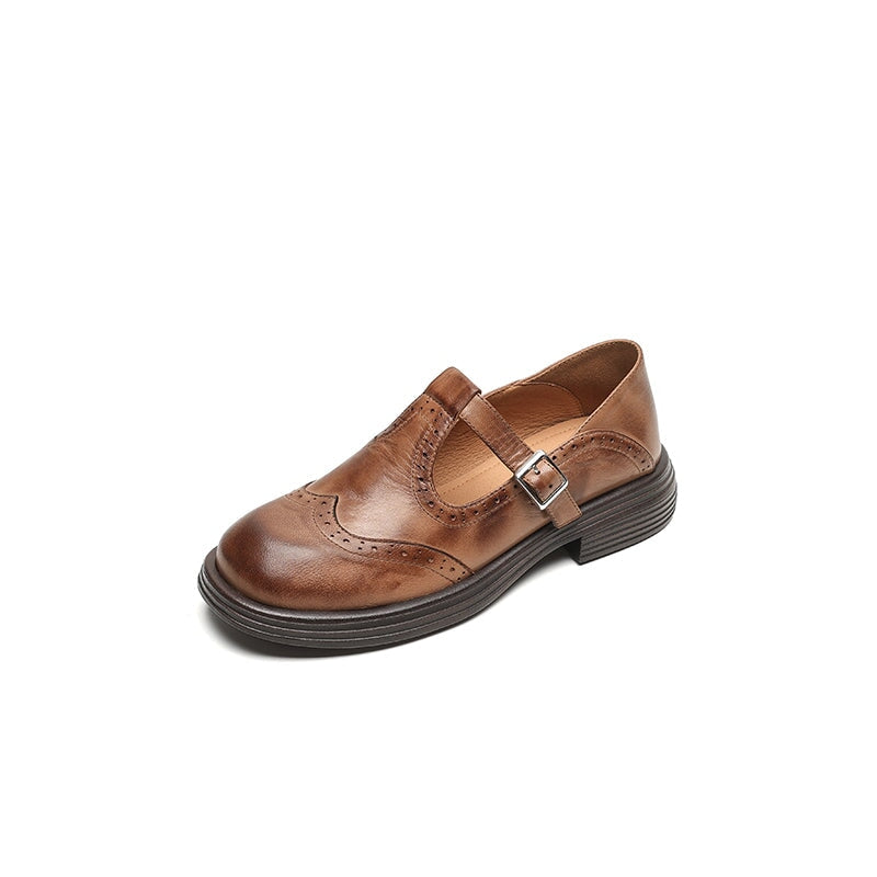 VeldaClassic – Elegant Leather Mary Janes