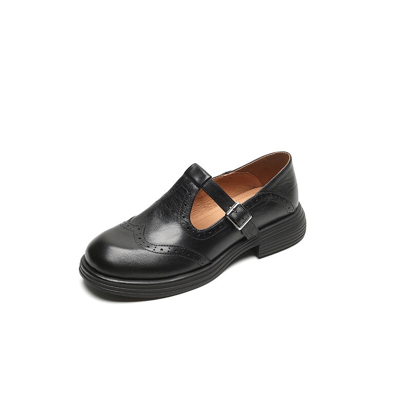 VeldaClassic – Elegant Leather Mary Janes
